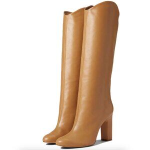 Schutz Gabrielle Up Tan Leather Boots (size 9)